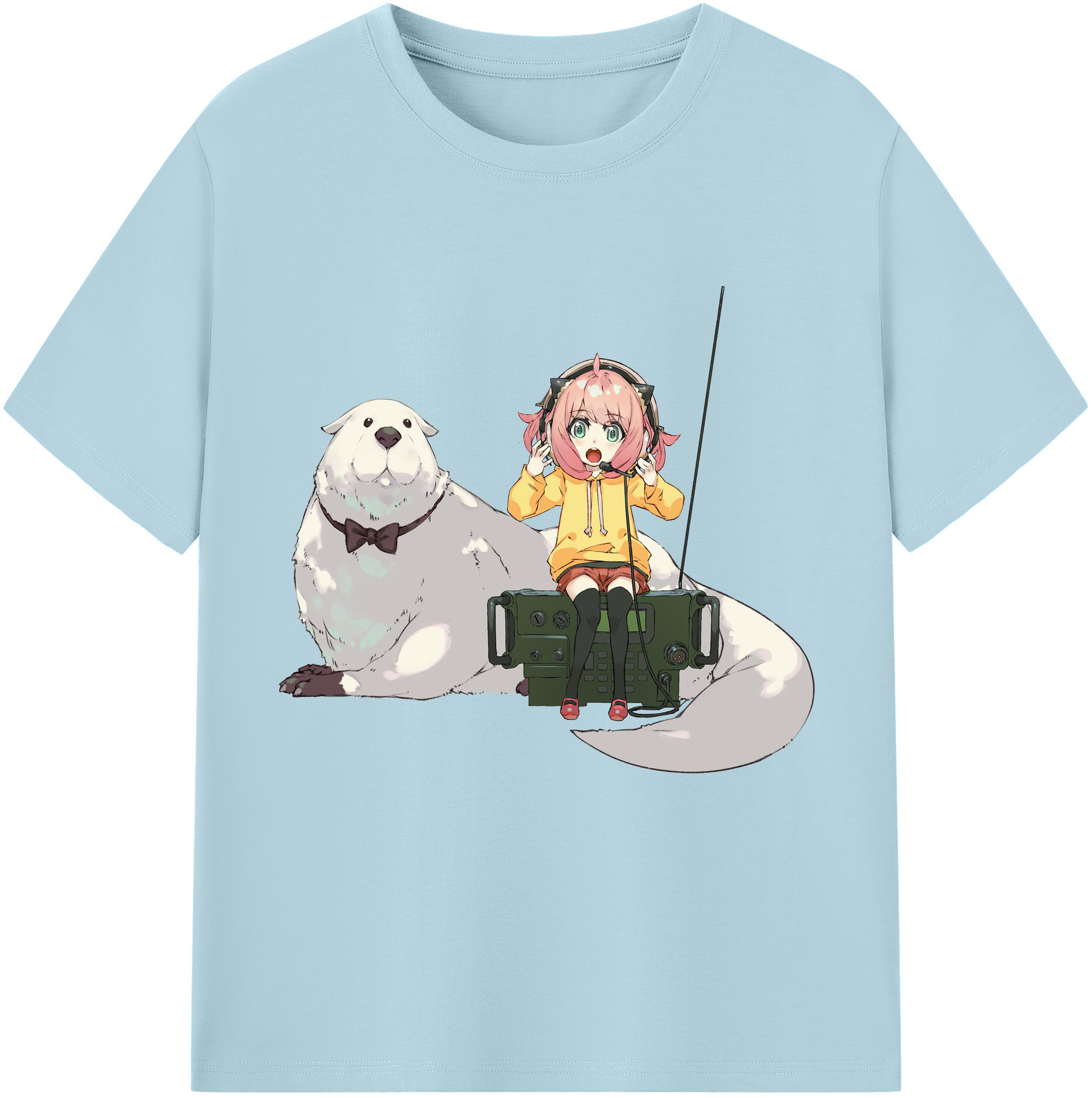 （画像用） SPY×FAMILY间谍家家酒 綿100％半袖Tシャツ（フロントプリント）